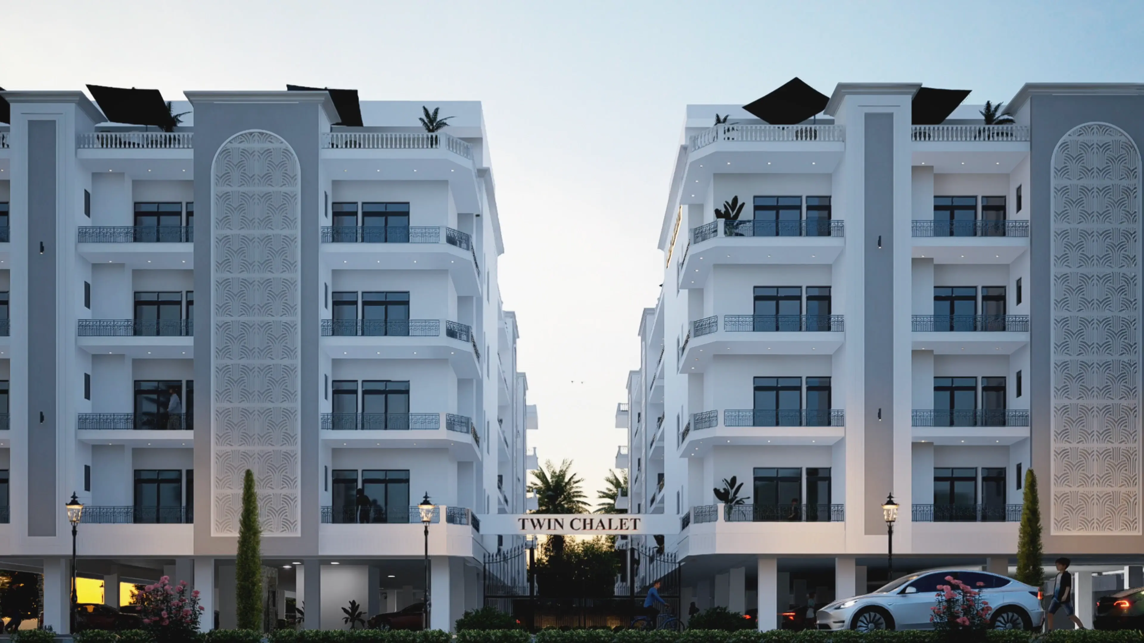 Twin Chalet 2 Greater Noida: Luxurious 2/3 BHK apartment showcasing spacious living room